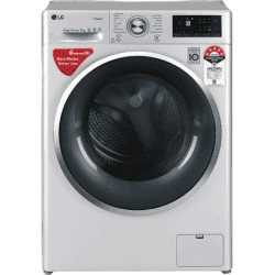 LG 6.5 Kg 5 Star Inverter Fully-Automatic Front Loading Washing Machine | FHT1265ZNL | Grey