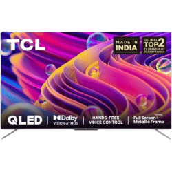 TCL C715 Series 164 cm 65 inch | QLED Ultra HD-4K | Smart Android TV with Handsfree Voice Control | 65C715