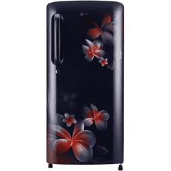 LG 190 L Direct Cool Single Door 3 Star Refrigerator GL-B201ABPD | Blue Plumeria