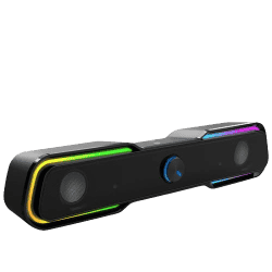 hp DHE-6002 Wired Speaker | 6 W | 3.5mm aux connectivity | Black