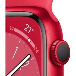 Apple Watch Series 8 | GPS | Cellular | Touchscreen | Red Strap | MNKA3HN/A