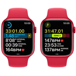 Apple Watch Series 8 | GPS | Cellular | Touchscreen | Red Strap | MNKA3HN/A