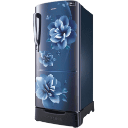 Samsung Direct Cool Single Door Refrigerator | 183 L | 5 Star | Digital Inverter | Camellia Blue | RR20D2825CU/NL