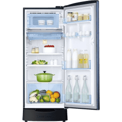 Samsung Direct Cool Single Door Refrigerator | 183 L | 5 Star | Digital Inverter | Camellia Blue | RR20D2825CU/NL