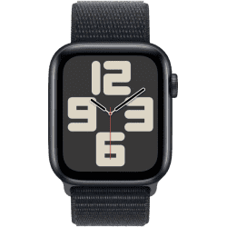 Apple Watch SE 2nd Gen | GPS 44 mm | Midnight Aluminium Case | Midnight Strap | MREA3HN/A