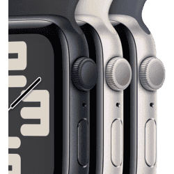 Apple Watch SE 2nd Gen | GPS 44 mm | Midnight Aluminium Case | Midnight Strap | MREA3HN/A