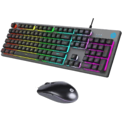 HP KM300F Keyboard and Mouse Combo Wired USB Gaming Keyboard | Black