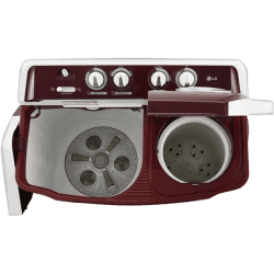 LG  Semi Automatic Top Load Washing Machine | 7.5 kg | Maroon | P7510RRAZ