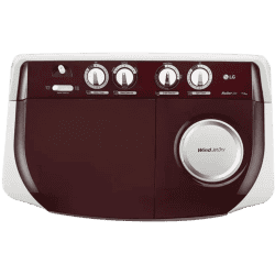 LG  Semi Automatic Top Load Washing Machine | 7.5 kg | Maroon | P7510RRAZ