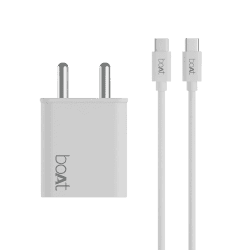 BOAT DV 22.5W QCPD White with Free PD Cable | White