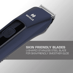 HAVELLS Beard Trimmer | 45 min Runtime | 7 Length Settings | Black Blue | BT5112c