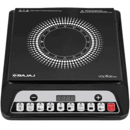 BAJAJ ICX 140TS Induction Cooktop | 1400W | Push Button | Black