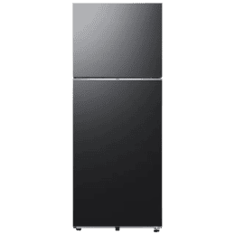 Samsung BESPOKE AI Double Door Refrigerator | 419 L | Luxe Black | RT45DG6A4DBXHL