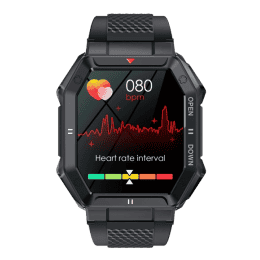 Salpido CARNELIAN Bluetooth Calling Smartwatch | Black | GD SW-10