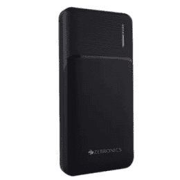 ZEBRONICS  Power Bank | 10000 MAH | Black | MB10000S9