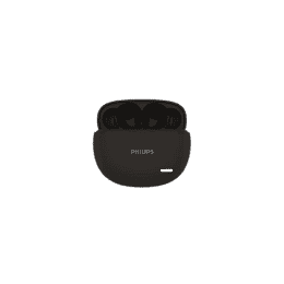PHILIPS Audio True Wireless in Ear Earbuds | Pocket Sized Charging Case | Play Time Upto 45Hrs | 10mm Dynamic Drivers | Inbuilt Mic |  IPX4 Splash | Sweat Resistant |Black | TAT1179BK/94