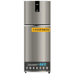 Whirlpool  Frost Free Double Door Refrigerator | 235 L | 2 Star | Titan Steel | 22099 | NEO DF 278