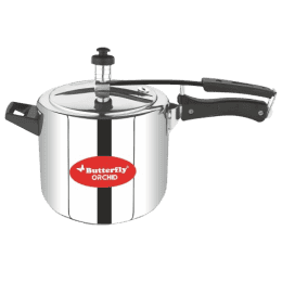 Butterfly Orchid 6 L Induction Bottom Pressure Cooker | Stainless Steel