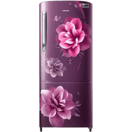 SAMSUNG Direct Cool Single Door Refrigerator | 183 L | 3 Star | Camellia Purple | RR20C2723CR/NL