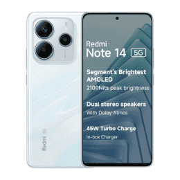 Redmi Note 14 5G | 8 GB | 128GB | Mystique White