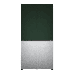 LG French Door Smart Wifi Enabled Refrigerator | 614 L | 3 Star | Frost Free | Green Sliver | GR-B24FQSJB AGEQEBN SBS