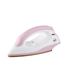 BPL Dry Iron | 1000 W | LED Indicator | Pink & White | BDIS0021