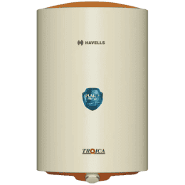 Havells  Troica Water Heater | 10 L | Ivory Brown