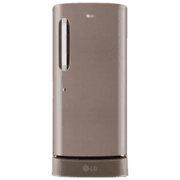 LG Direct Cool Single Door Refrigerator | Stabilizer Free Operation | 210 L | 3 Star | Fawn Steel | GL D231AFSD