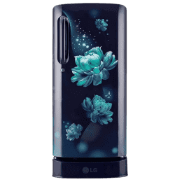 LG Direct Cool Single Door Refrigerator | 185 L | 3 Star | Blue Charm | GL D201ABCD