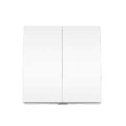 Tp-Link Tapo S220 Smart Light Switch | 2 Gang 1 Way | remote And Voice Control | White