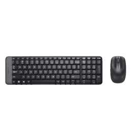 Logitech Wireless Keyboard and Mouse Combo | MK220 | Black | MK220