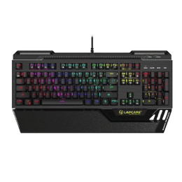 LAPCARE Champ Wired Gaming Keyboard | Spillproof | Black | LGK-108