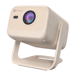 Portronics Beem 480 Smart LED Projector | 1080p Full HD Resolution | 5100 Lumens | White