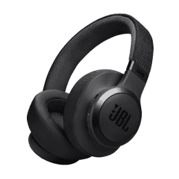JBL Live 770NC Headphones | True Adaptive Noise Cancellation Wireless Over Ear | Spatial Sound | Black