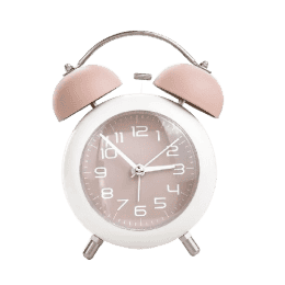 Quartz F18 Alarm Clock | Peach