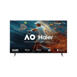 Haier QLED Smart Google TV | Far-Field & Local Dimming | 140 cm (55 inches) | 55S9QT