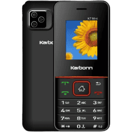 Karbonn K7 Mini Keypad Mobile | 1.8 inch | Black Red