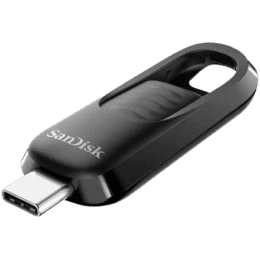 SanDisk Ultra Slider USB Type C Flash Drive | 64GB | Black