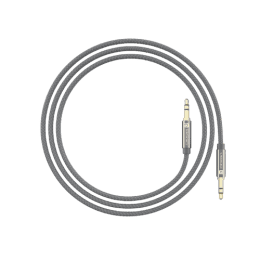 Portronics Konnect Aux 7 | 3.5mm | Gold Plated Connectors | Grey | POR 1624