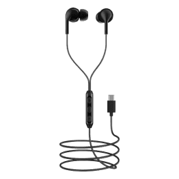 boAt Bassheads 100C Wired Earphones | Type C Jack | 10 mm Drivers | Black