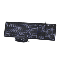FINGERS Magnifico Duo Keyboard Mouse Combo | Jet Black