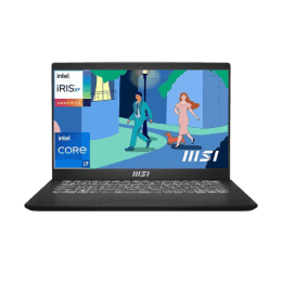 MSI Modern 14 Laptop | Intel i7 12th Gen 1255U | 16GB | 512GB | Classic Black | C12MO-1202IN