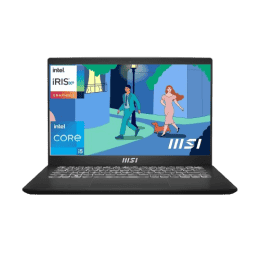 MSI Modern 14 Business Laptop |  Intel Core i5 12th Gen 1235U | 16 GB | 512 GB SSD | Classic Black | C12MO-1212IN