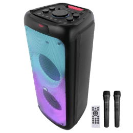 Zebronics Zeb Thump 700 Bluetooth Party Speaker | 120 W |  2 Wireless Mic | Karaoke & Recording Function | Black