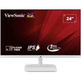 ViewSonic Full HD IPS Panel Monitor | 1 ms  | 24 inch | Slim White | A2432-H-W