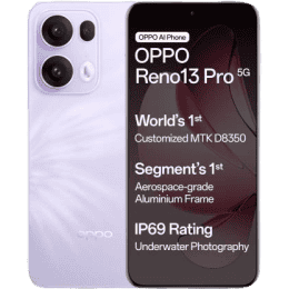 OPPO Reno 13 Pro 5G | 12 GB | 256 GB | Mist Lavender