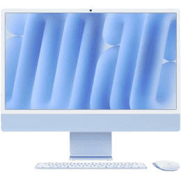 Apple iMac M4 | 16 GB | 256 GB SSD | macOS Sequoia | 24 Inch | Blue | MWUF3HN/A