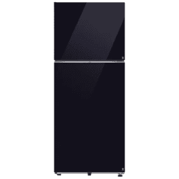 Samsung Frost Free Double Door Refrigerator | 396 L | 2 Star | Black Glass | RT41DB6A4B22HL