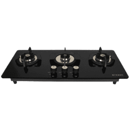 Faber Maxus Glass Automatic Hob | 3 Burners | Black | HT803 CRS BR CI AI