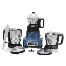 Panasonic MONSTER Mixer Grinder | 750 W | 3 Jar | Blue | MX AE375